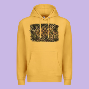 Camouflage Leopard Background Premium Hoodie Designed By Jasminsmagicworld