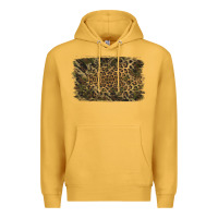 Mustard Camouflage Leopard Background Premium Hoodie - Jasminsmagicworld