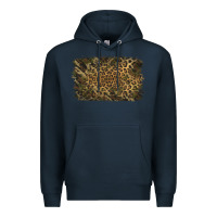 Navy Camouflage Leopard Background Premium Hoodie - Jasminsmagicworld