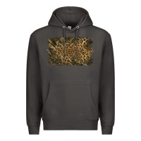 Smoke Camouflage Leopard Background Premium Hoodie - Jasminsmagicworld