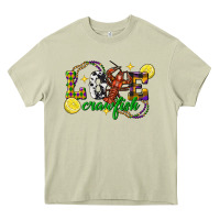 Mossy mardi gras love crawfish Heavy Core Tee - FaDigitalArtStudio
