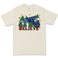 Bone believe polar express christmas trees Premium Tee - FaDigitalArtStudio