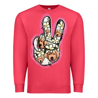 Cardinal Jack Russel Peace Sign Premium Sweatshirt - Jasminsmagicworld