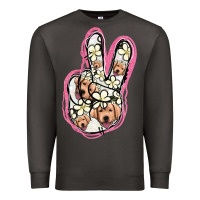Smoke Jack Russel Peace Sign Premium Sweatshirt - Jasminsmagicworld