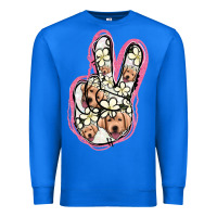 True Royal Jack Russel Peace Sign Premium Sweatshirt - Jasminsmagicworld