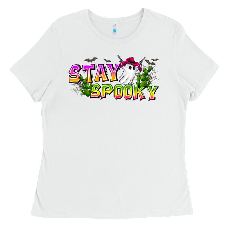Stay Spooky Ladies Tee by CowhideDigitalArt | Teevron