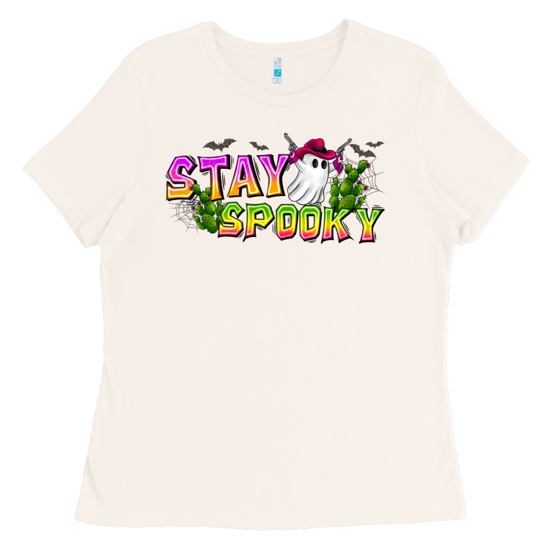 Stay Spooky Ladies Tee by CowhideDigitalArt | Teevron