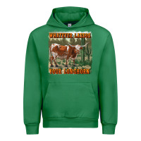 Emerald whatever lassos your longhorn Urban Hoodie - RanaPortraitStore