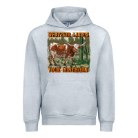 Heather Grey whatever lassos your longhorn Urban Hoodie - RanaPortraitStore