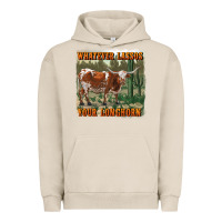 Pigment French Oak whatever lassos your longhorn Urban Hoodie - RanaPortraitStore