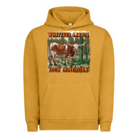 Pigment Peanut Butter whatever lassos your longhorn Urban Hoodie - RanaPortraitStore