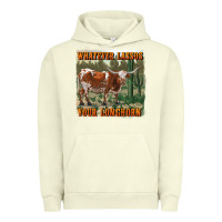Pigment Pistachio whatever lassos your longhorn Urban Hoodie - RanaPortraitStore
