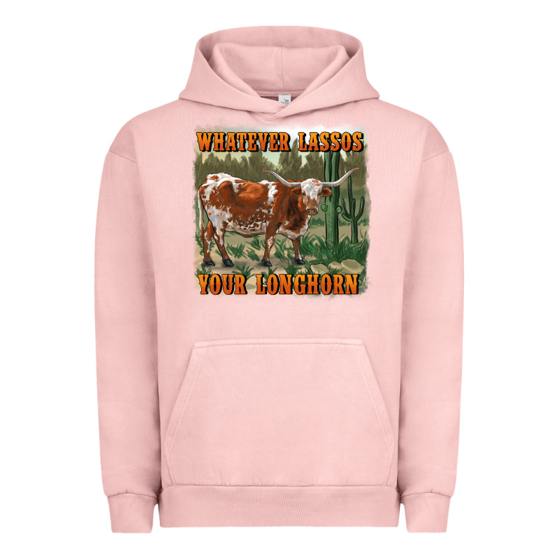 Whatever Lassos Your Longhorn Urban Hoodie by RanaPortraitStore | Teevron