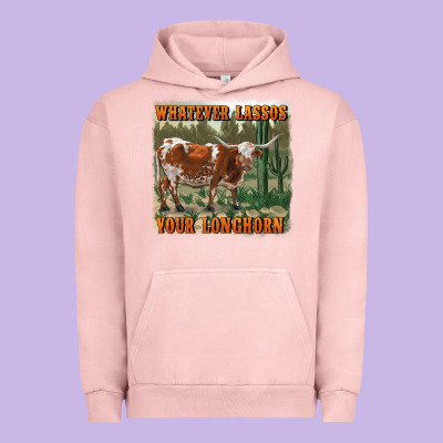 Whatever Lassos Your Longhorn Urban Hoodie Designed By Ranaportraitstore