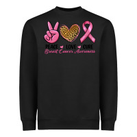 Black peace love cure Heavyweight Sweatshirt - RanaPortraitStore