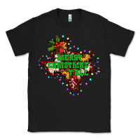 Black merry Christmas y'all Texas map Classic Tee - BarkalooDesign
