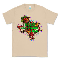 Mushroom merry Christmas y'all Texas map Classic Tee - BarkalooDesign