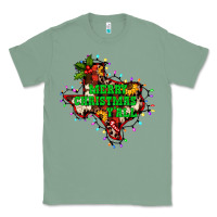 Sage merry Christmas y'all Texas map Classic Tee - BarkalooDesign