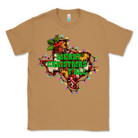Toasted Coconut merry Christmas y'all Texas map Classic Tee - BarkalooDesign
