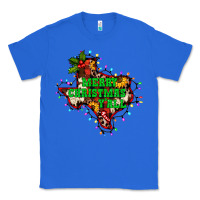 True Royal merry Christmas y'all Texas map Classic Tee - BarkalooDesign