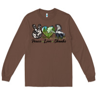 Chestnut Peace Love Skunks Long Sleeve Tee - LillyAllenDesigns