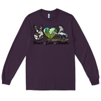Plum Peace Love Skunks Long Sleeve Tee - LillyAllenDesigns