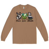 Toasted Coconut Peace Love Skunks Long Sleeve Tee - LillyAllenDesigns