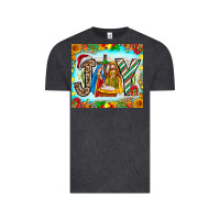 Vintage Black joy jesus Vintage Tee - CowhideDigitalArt