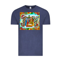 Vintage Denim joy jesus Vintage Tee - CowhideDigitalArt