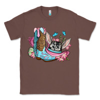 Chestnut Easter cowboy boots hat Classic Tee - OliviaCreatesArt