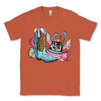 Copper Easter cowboy boots hat Classic Tee - OliviaCreatesArt