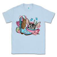 Easter Cowboy Boots Hat Classic Tee | Teevron