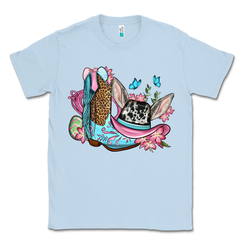 Easter Cowboy Boots Hat Classic Tee by OliviaCreatesArt | Teevron