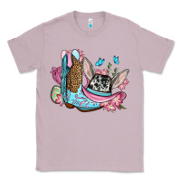 Lilac Easter cowboy boots hat Classic Tee - OliviaCreatesArt