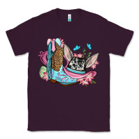 Plum Easter cowboy boots hat Classic Tee - OliviaCreatesArt