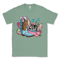 Sage Easter cowboy boots hat Classic Tee - OliviaCreatesArt