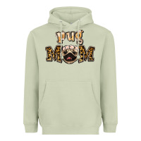 Matcha Pug Mom Heavyweight Hoodie - Jasminsmagicworld