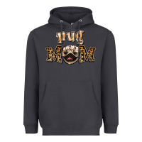 Smoke Pug Mom Heavyweight Hoodie - Jasminsmagicworld