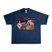 Navy Iam Gnome For My Baking Urban Heavy Tee - CowhideDigitalArt