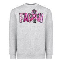 Heather Grey horseshoe with roses and cross Heavyweight Sweatshirt - RanaPortraitStore