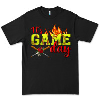 Black It's Game Day Softball Premium Tee - BundleAndBundleShop