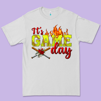 It's Game Day Softball Premium Tee Designed By Bundleandbundleshop