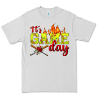 Dove Grey It's Game Day Softball Premium Tee - BundleAndBundleShop