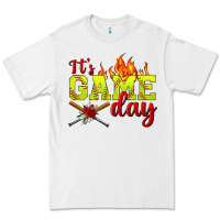 White It's Game Day Softball Premium Tee - BundleAndBundleShop