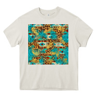 Cream western aztec leopard glitter seamless pattern Heavy Core Tee - FaDigitalArtStudio