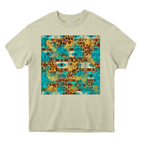Mossy western aztec leopard glitter seamless pattern Heavy Core Tee - FaDigitalArtStudio