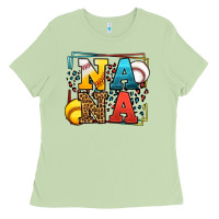 Matcha Baseball and Softball nana Ladies Tee - LillyAllenDesigns