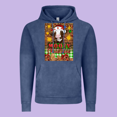 Mooey Christmas Air Freshener Vintage Hoodie Designed By Artiststas