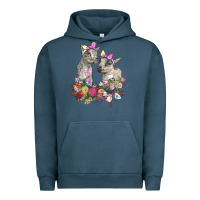 Floral Baby Goats Urban Hoodie | Teevron