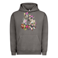 Pigment Tornado floral baby goats Urban Hoodie - RanaPortraitStore